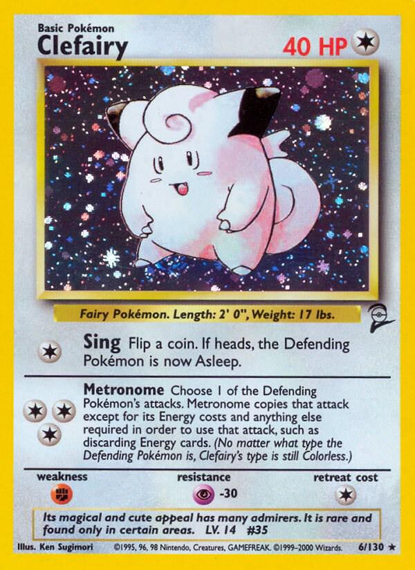 Clefairy Pokemon Base Set 2 | #6/130