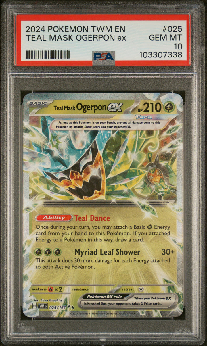 Teal Mask Ogerpon Ex Twilight Masquerade | #25/167